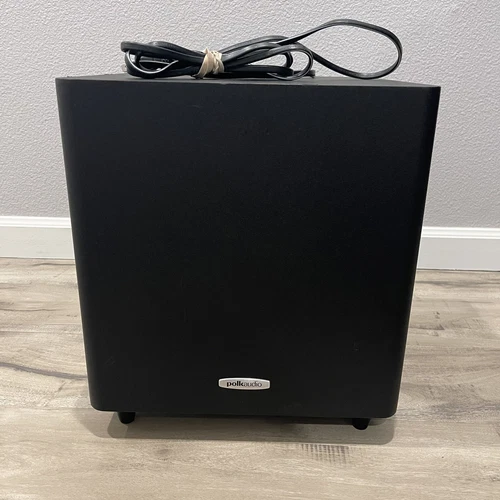 Polk Audio TL1600 Subwoofer Powered Sub Black Home Theater Power Tested