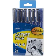 PRO ART ARTIST PENS ILLUSTRATION MARKERS 2 PKGS FOR TOTAL OF 16 PENS