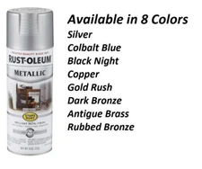 Rust-Oleum Stops Rust Oil-Based Durable Metallic Flakes Spray Paint 11 oz 