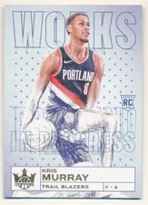 KRIS MURRAY 2023/24 PANINI COURT KINGS 17 RC ROOKIE WORKS IN PROGRESS BLAZERS SP