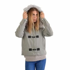 Aquascutum Grey Showerproof Warwick Parka Jacket Coat Xl Made In Italy Brand New
