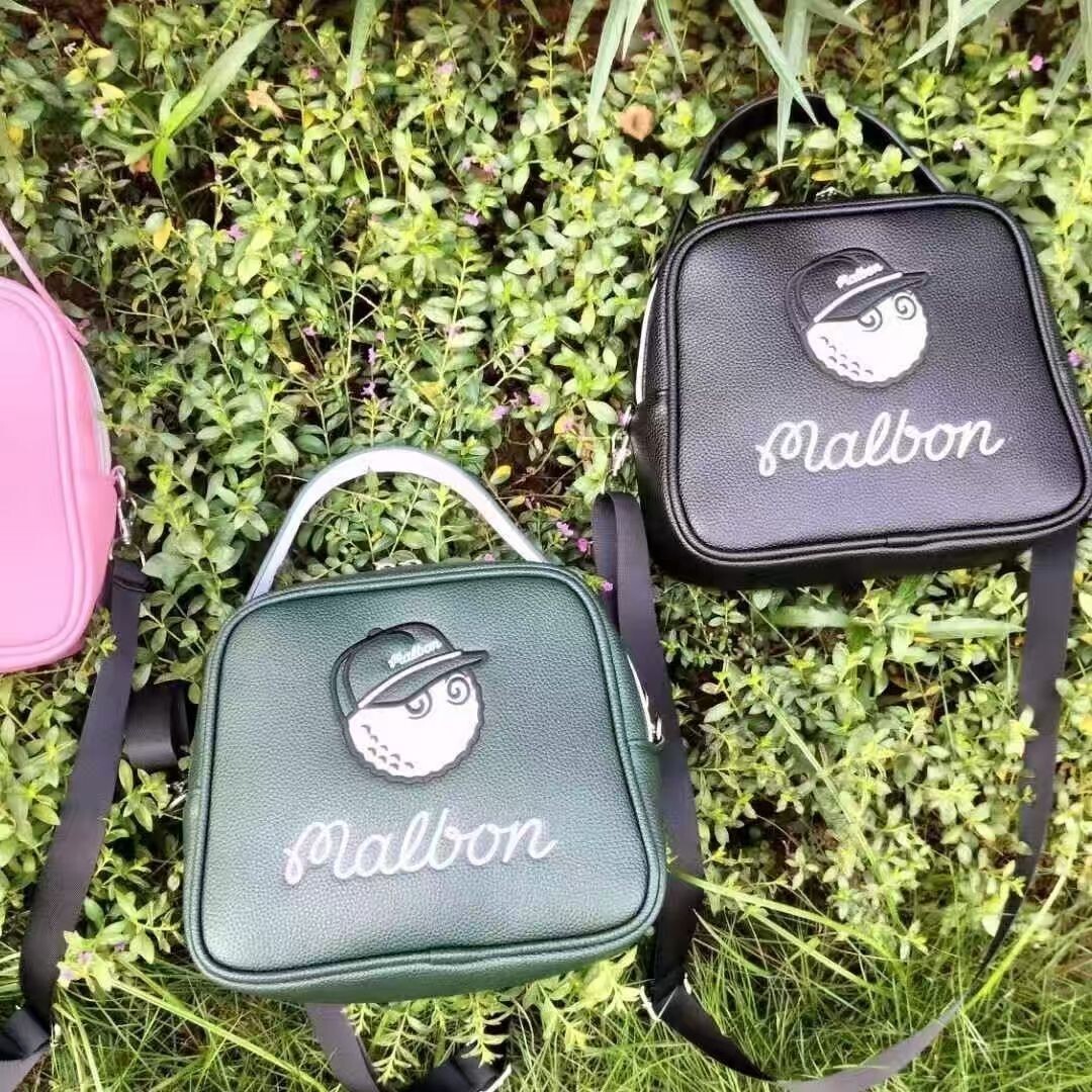 malbon 韓国ゴルフ 装備パッケージ ショルダーバッグ ハンドバッグ Malbon Golf Shoulder Bag Handbag 4 Color Black / Pink