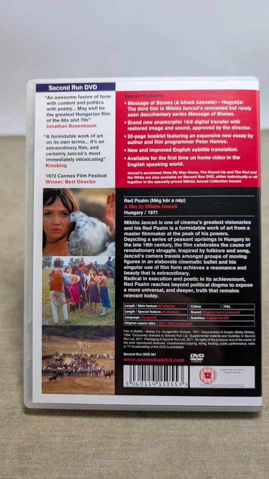 Red Psalm A film by Miklos Jancso 1971 Hungary DVD PAL - Image 4 of 4