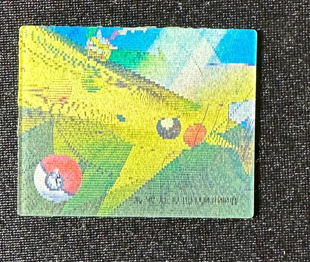 Pokemon Japanese Meiji Super Change Lenticular 3D Card #5 Pikachu