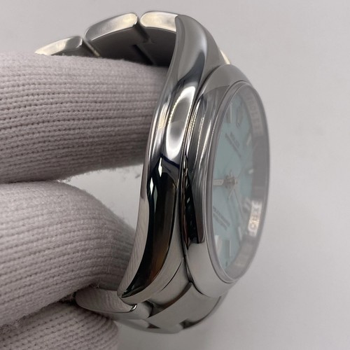 Montre automatique Rolex Oyster Perpetual 36 mm cadran turquoise personnalisé Tiffany 116000 - Photo 5 sur 7