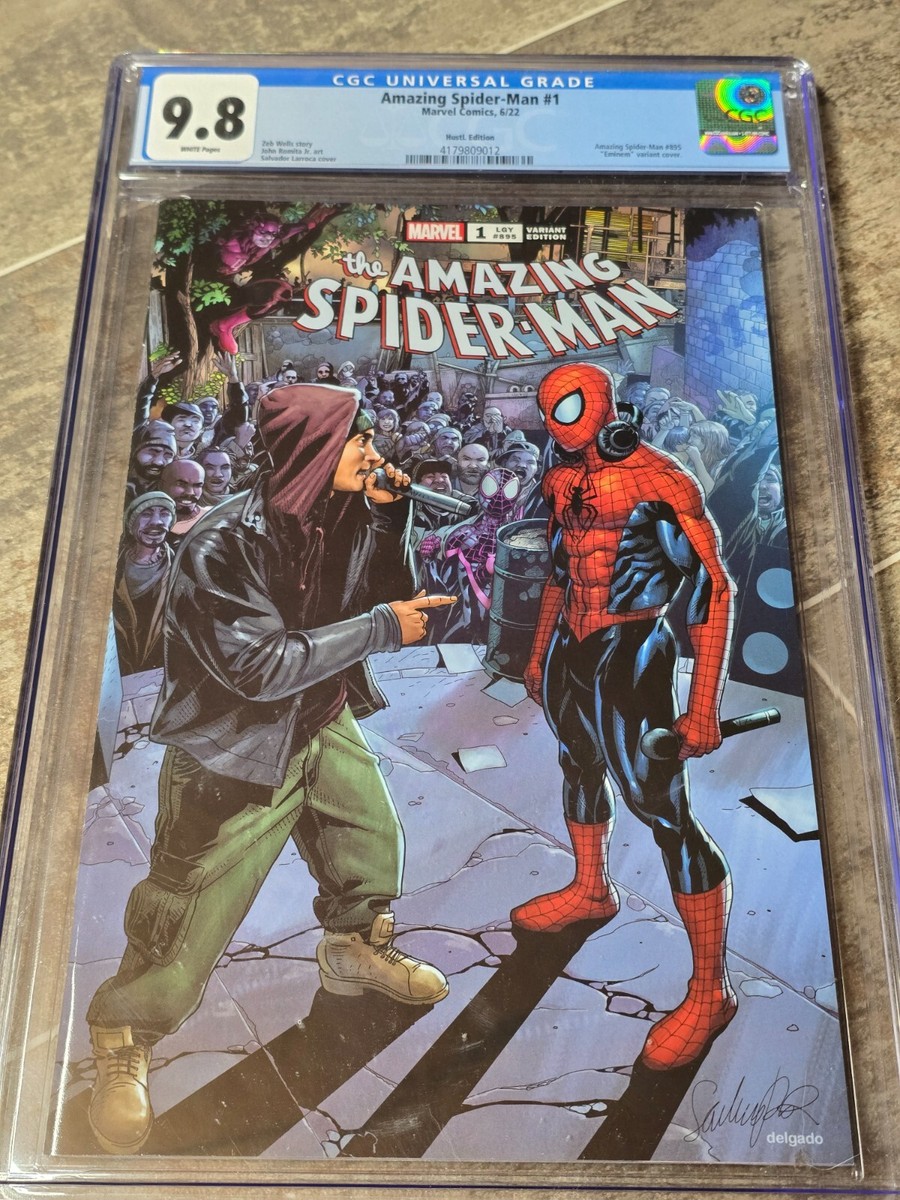 Eminem Spider-Man アメコミ Amazing Spider-Man #1 Eminem Marvel Comics Hustl. Edition