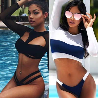 bikini with shirt top