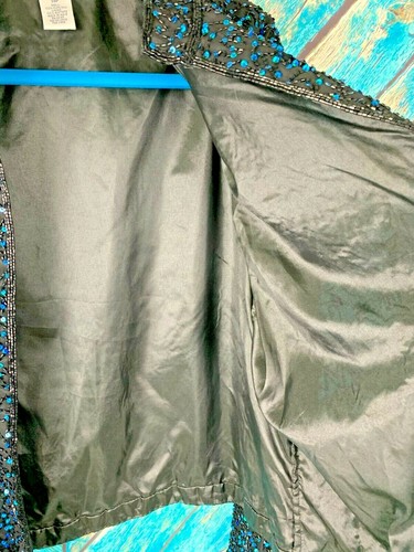Draper's & Damon's Petites Women's Silk Sequin Jacket 18P - Picture 4 of 5