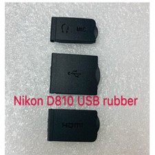 3pcs/set Copy for Nikon D810 USB Leather Side USB Leather Cover Side