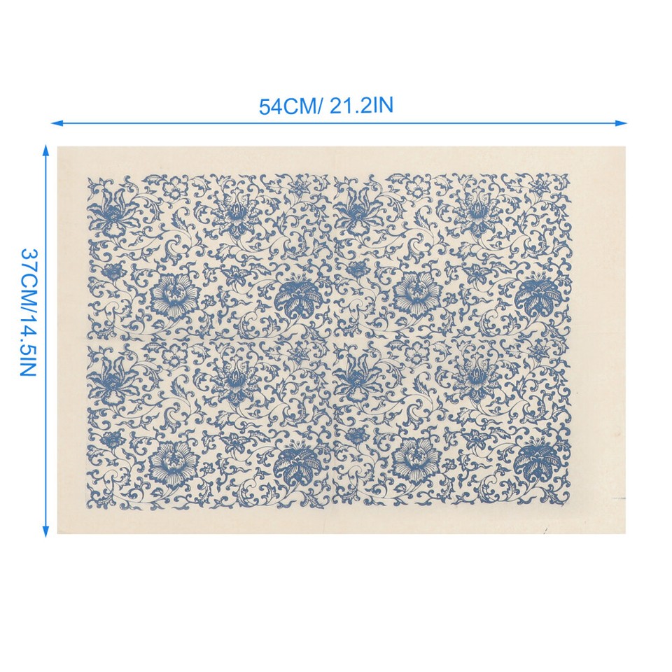 4 Sheets Ceramic Transfers Decorative Pottery Decal Burnt Stickers Clay