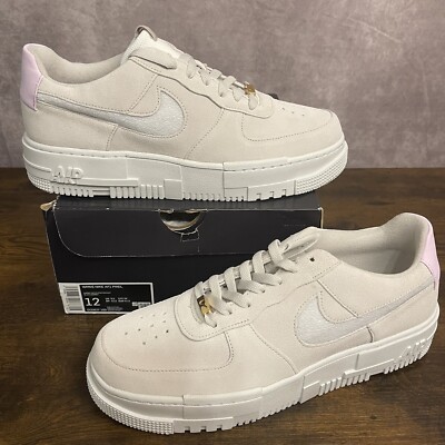 ◆Aira◆ NEW Nike Air Force 1 Low Pixel Beige Pink White Size 12W
