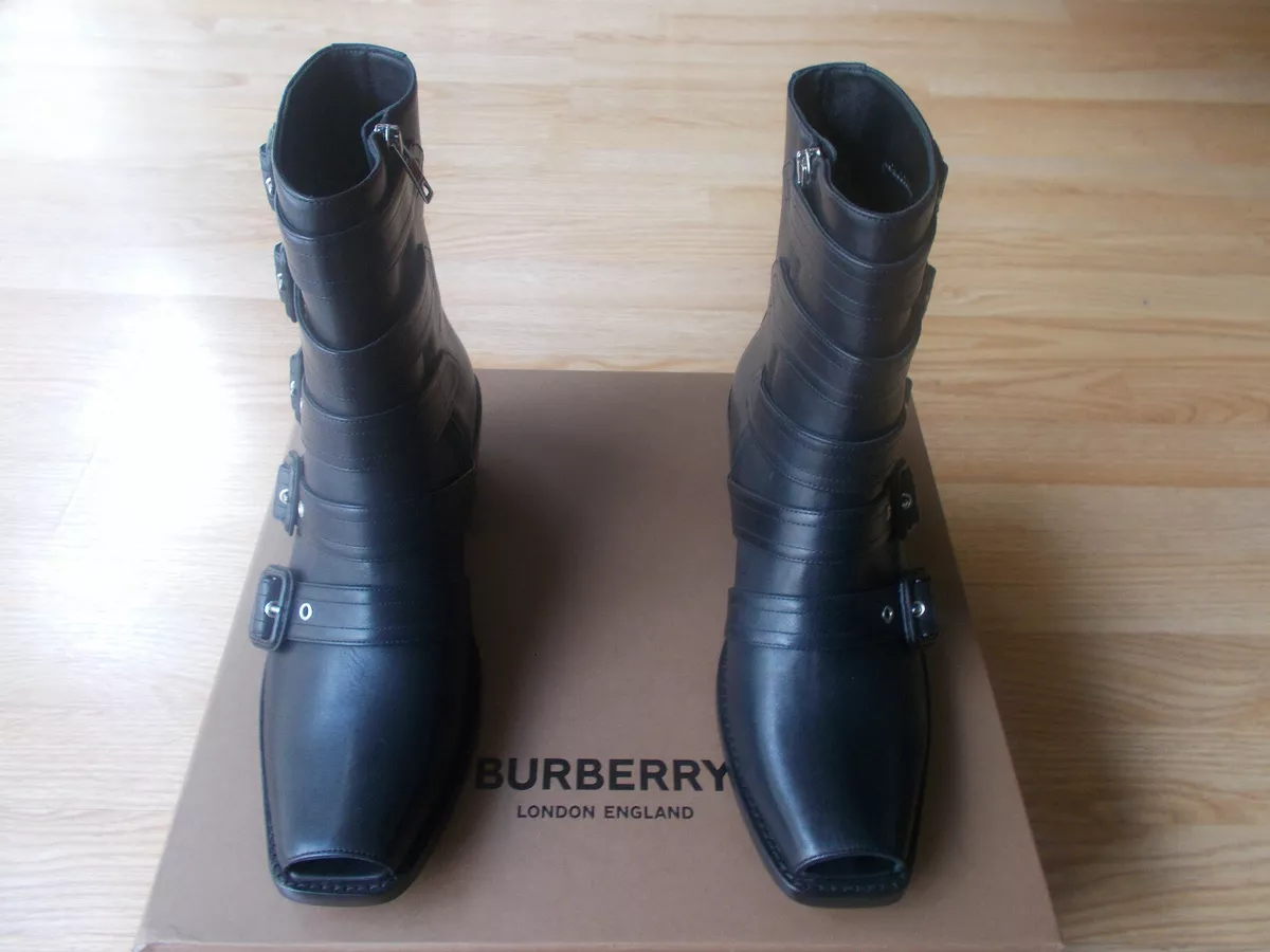 Burberry buckle deals boots
