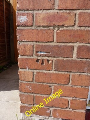 Photo 6x4 OS benchmark - Wellington, 36 Steventon Road Wellington/SJ6411 c2014