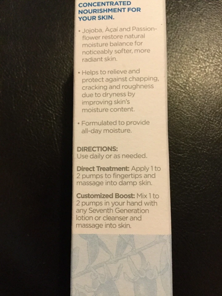 Seventh Generation Boost - Suero hidratante para la piel con jajoba, 1,5 onzas Foto 4 de 4