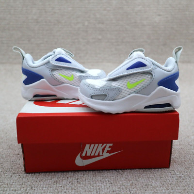 New Nike CW1629-004 Air Max Bolt TDE Sneakers Toddler Shoes Blue Yellow 3C 