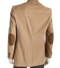 Chaps Corduroy Preppy Elbow Patch Tan/Brown Sport Coat/Blazer Men's 48R