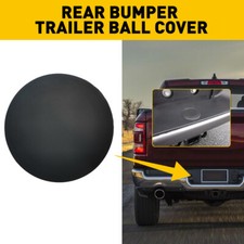 For 03-19 Dodge Ram 1500 Rear Bumper Step Pad Round Plug Trailer Tow Ball Cover For 03-19 Dodge Ram 1500 Rear Bumper Step Pad Round Plug Trailer Tow Ball Cover