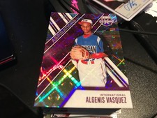 ALGENIS VASQUEZ 2017 ELITE EXTRA EDITION PURPLE ASPIRATIONS #182   #65/200 MADE!