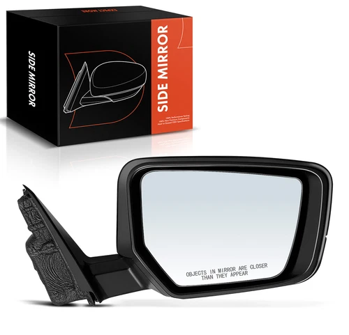 Right Side Black Mirror w/ Power Glass  Adjust for Chevrolet Impala LS 2014-2019