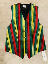 Verse Germany Women Multicoloured Waistcoat Size 38 Brand New With Tags