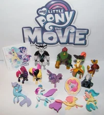 My Little Pony The Movie Party Favors Set of 14  New Figures, Sticker and Ring!