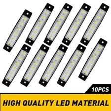 White LED Rock Light 10 pods Lights for 12V Off Road Truck Car ATV SUV Underbody
