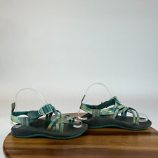 Big Kids Childrens Chaco Blue Comfort Outdoor Hiking Sandals Size 2 Y GUC
