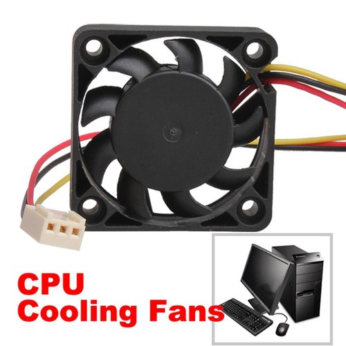 5Pcs 3 Pin 40mm Computer CPU Cooler Cooling Fan PC 4cm 40x40x10mm DC 12V *NE - Zdjęcie 3 z 8
