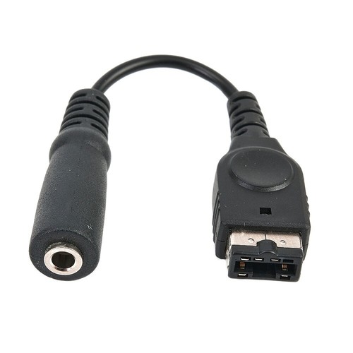 Earphone Adapter Cord for Nintendo For Game Boy Advance SP Black Color - Picture 11 of 24