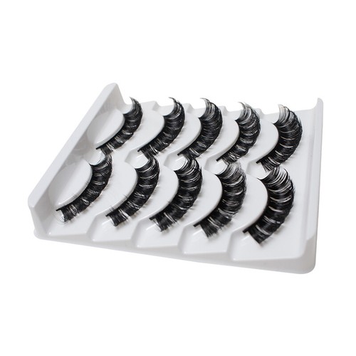 DD Curl False Eyelashes Reusable Lashes Extension Russian Volumes Bushy Cross - Picture 6 of 20
