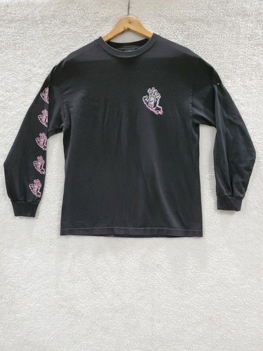 Santa Cruz Women's Medium Black Long Sleeve Graphic Print T-shirt