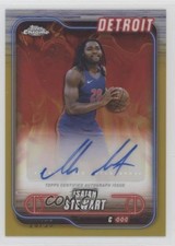 2024-25 Topps Chrome Auto Gold Refractor 20/50 Isaiah Stewart #TCA-IST Auto dq2