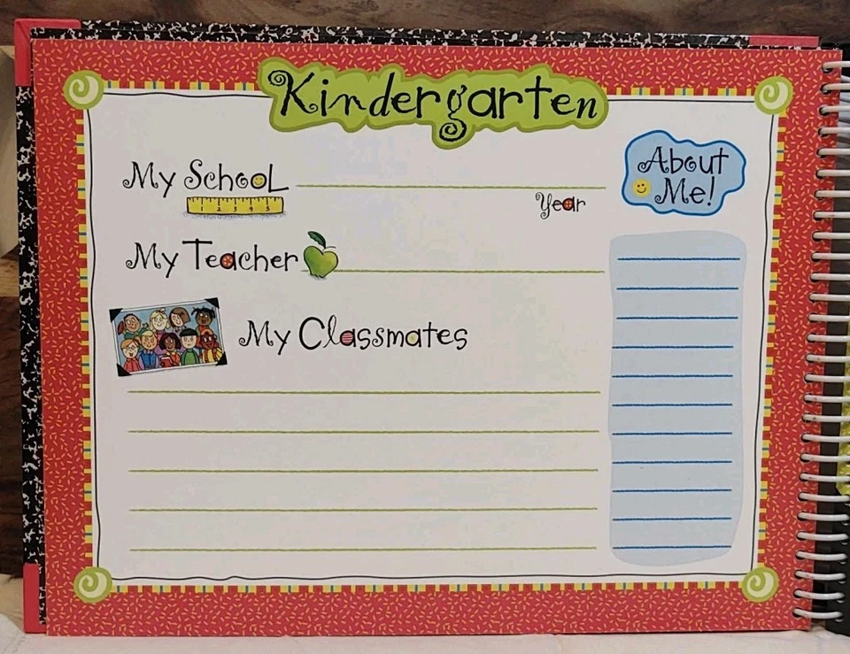 Álbum de fotos y recuerdos escolares álbum de recortes 2000 niños amigos niños maestros Foto 3 de 4