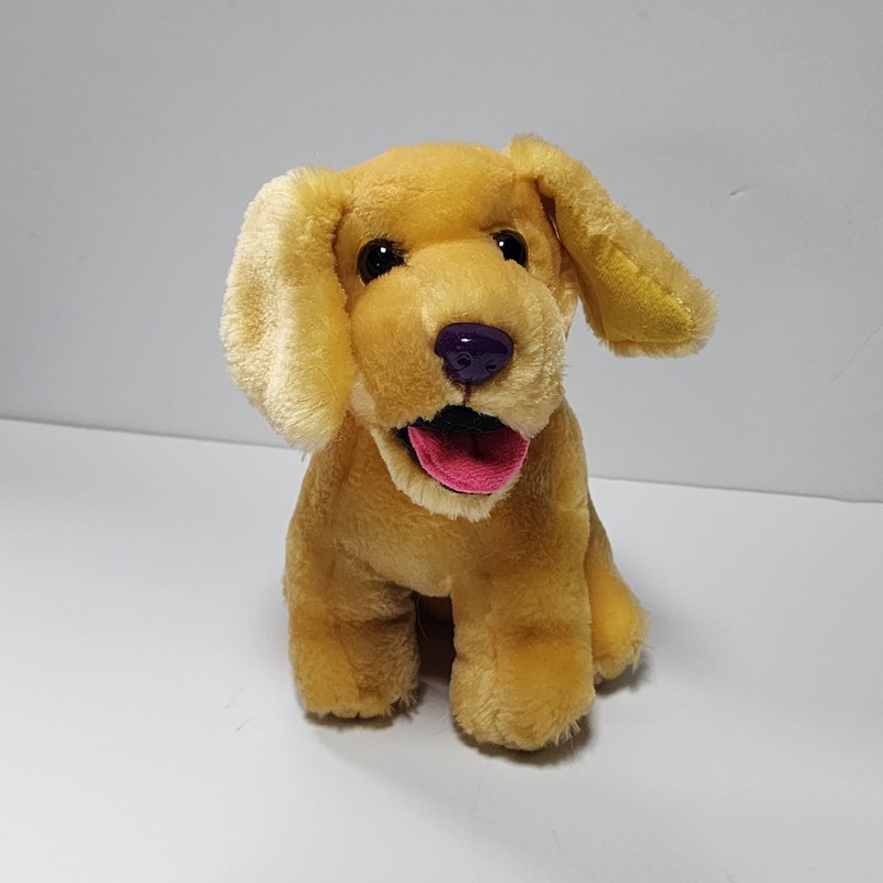 24K Lisa Frank Casey Yellow Puppy Dog Stuffed Plush 1995 7"