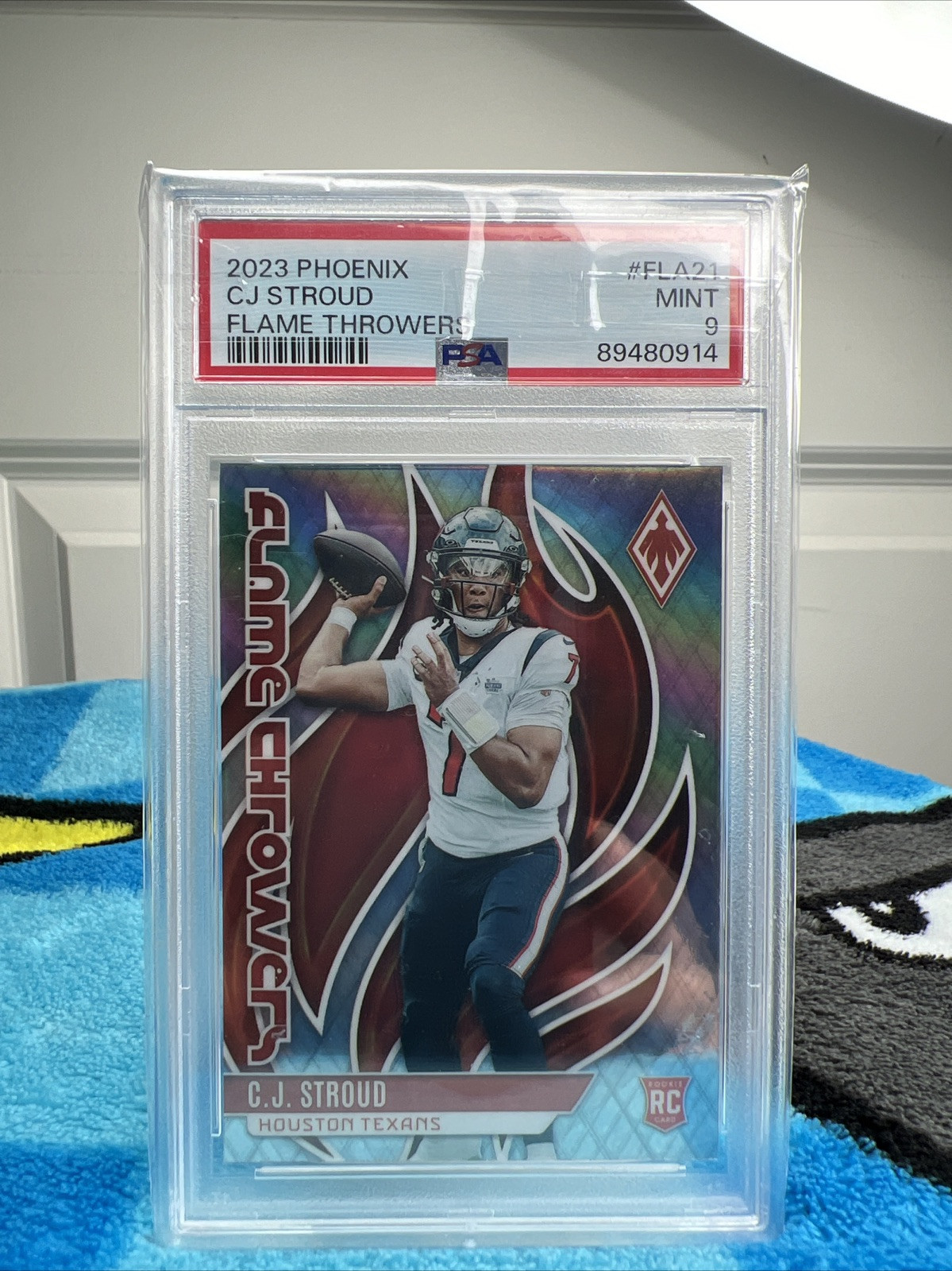 2023 Panini Phoenix - Flame Throwers Silver Seismic #FLA-21 C.J. Stroud (RC)