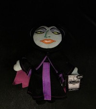 Disney Villains Maleficent Plush Doll 8" New w/ Tag Sleeping Beauty Soft Toy
