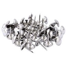 Antique Silver Upholstery Nail Pins Tacks Furniture Thumb Studs 3/4" 100 PCS