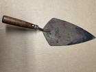 Vintage Bricklayers Trowel With A High Carbon Steel Blade And A Wooden Handle. — photo 1