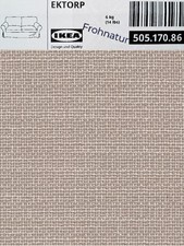 Ikea EKTORP Bezug für 2er Sofa Hillared beige 505.170.86 NEU Wechselbezug