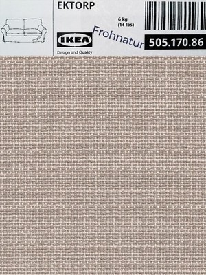 Ikea EKTORP Bezug für 2er Sofa Hillared beige 505.170.86 NEU Wechselbezug