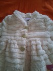 Blueberi Boulevard Baby 3-6 Months Cream Rosette Coat w/gold Tone Buttons NEW. — photo 6