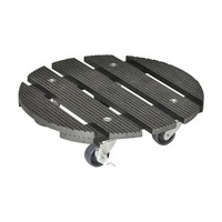 Multi Pflanzenroller Aus Wpc, Anthrazit, Ø Ca. 29 Cm