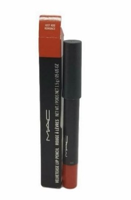 Mac Velvetease Lip Pencil Just Add Romance Red Crayon NEW Boxed Full Size