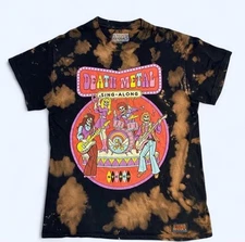 Steven Rhodes Death Metal Graphic Camo Tye Dye Tee