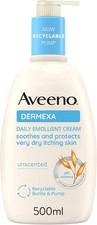 Aveeno Dermexa Daily Emollient Cream (1x 500ml) Emollient Cream Enriched with T