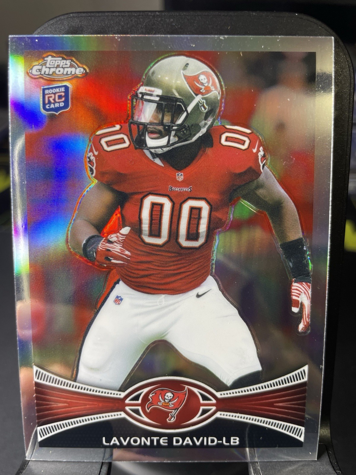 LAVONTE DAVID 2012 TOPPS CHROME REFRACTOR ROOKIE CARD #198