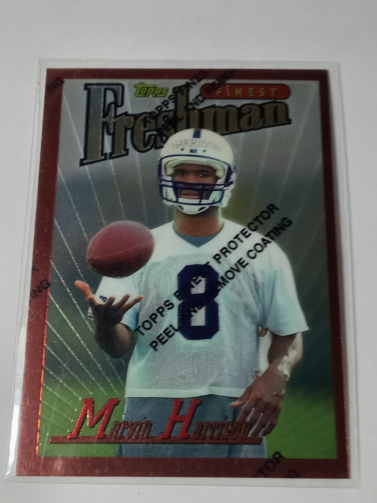 1996 Topps Finest Marvin Harrison #243 RC (625)