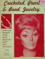 VINTAGE 1971 CROCHETED PEARL & BEAD JEWELRY PATTERN BOOK