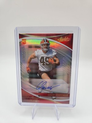 2025 Panini Absolute - Rookies Carson Schwesinger #112 Spectrum Signatures /299