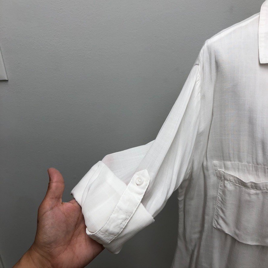 Bella Dahl Split Back Button Down Top Blouse Wome… - image 12